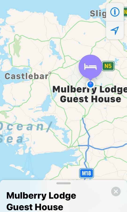 Mulberry Lodge Guest House Ballyhaunis Bagian luar foto